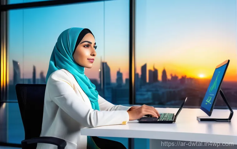 온라인 명성 평가 도구 리뷰 - **Prompt:** A modern Arab female professional in her late 20s, wearing a stylish, contemporary hijab...