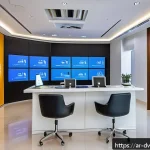 Home 20 고객의 목소리를 반영한 명성 관리 방안 - A modern Arabic customer service center with diverse Middle Eastern professionals actively engaging ...